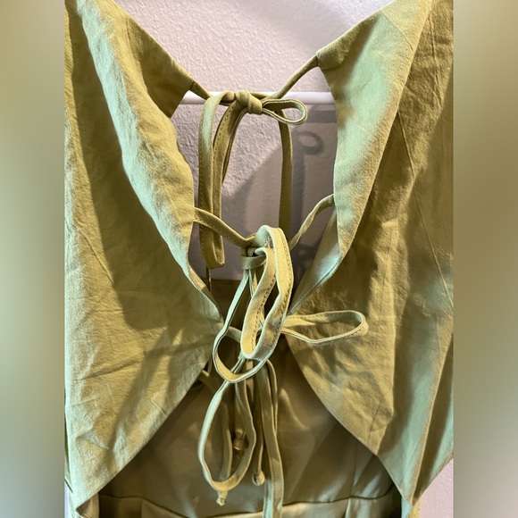 🆕 NWT - PACSUN LA HEARTS OPEN BACK LINEN SHIFT DRESS - Sold out online! - Picture 4 of 7